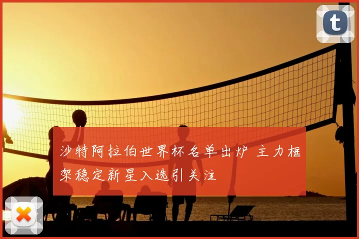 沙特阿拉伯世界杯名单出炉 主力框架稳定新星入选引关注