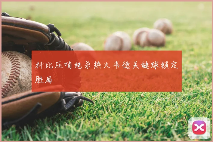 科比压哨绝杀热火韦德关键球锁定胜局